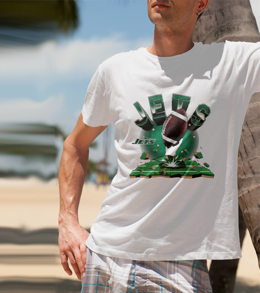 New York Jets Football Explode 2026 Clubhouse T-Shirt