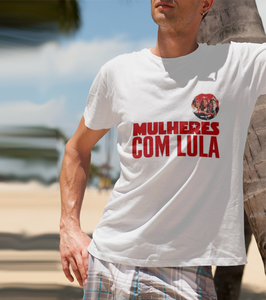 Mulheres Com Lula Olívia Santana T-Shirt