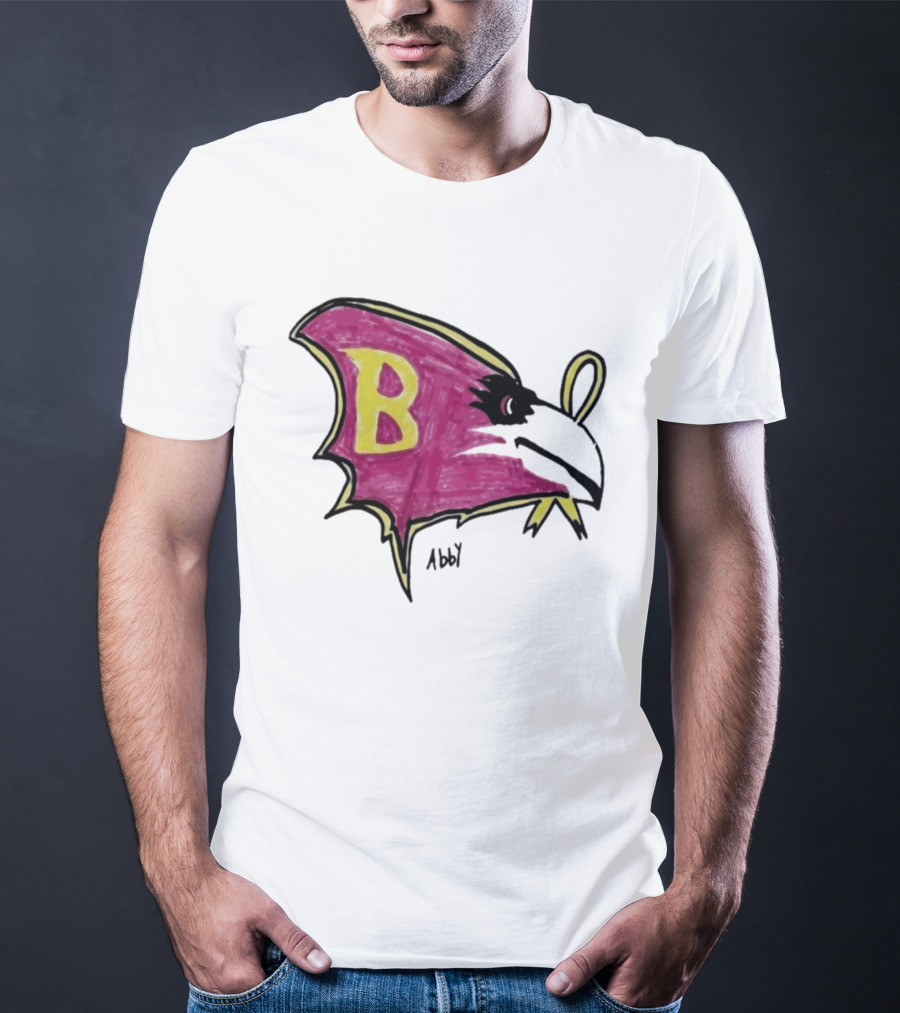 Ravens B Logo Child Drawing By Abiy T-Shirt