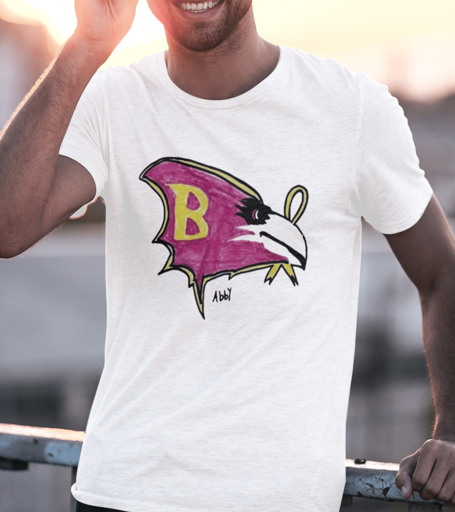 Ravens B Logo Child Drawing By Abiy T-Shirt