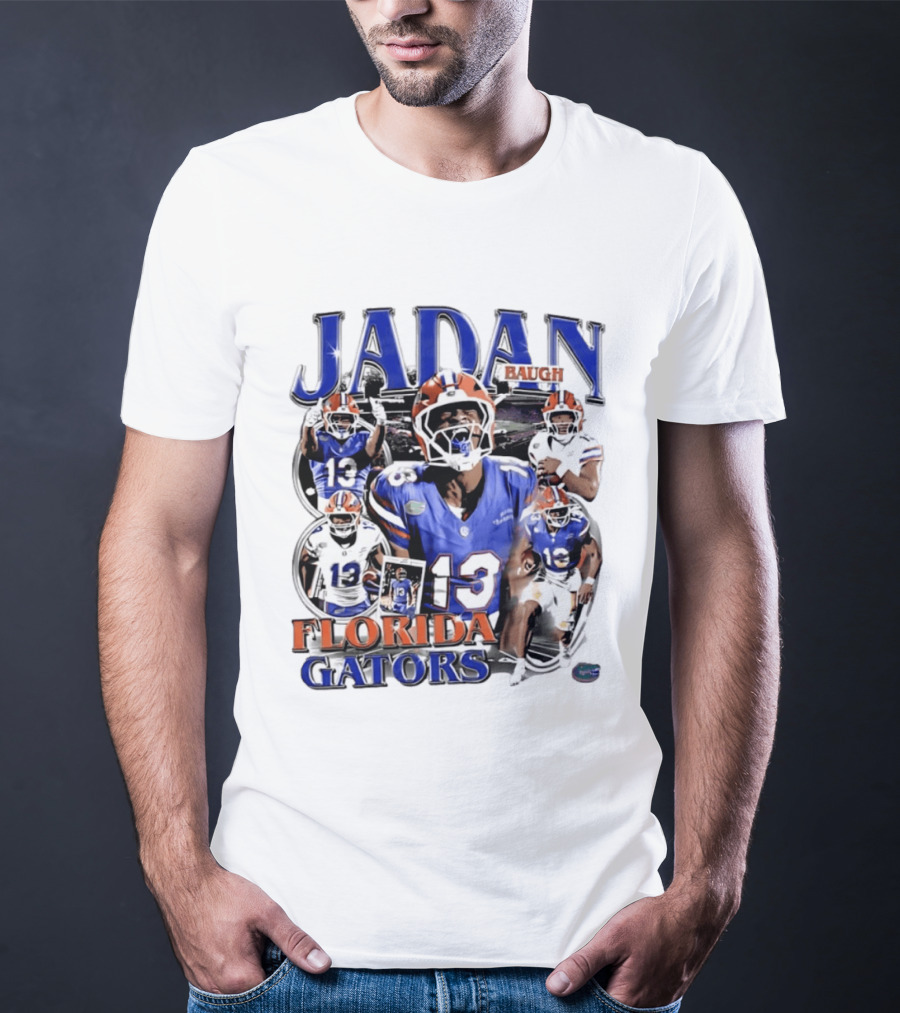Jadan Baugh Florida Gators 2026 NCAA Football 90s Bootleg T-Shirt