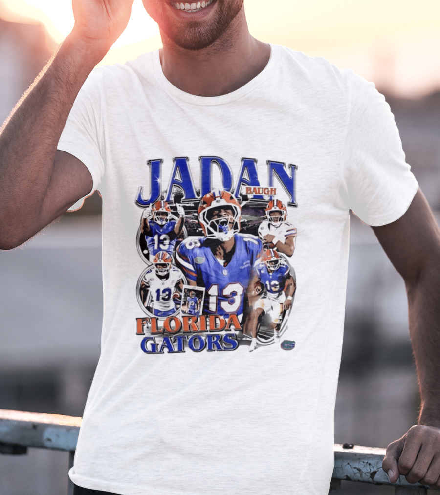 Jadan Baugh Florida Gators 2026 NCAA Football 90s Bootleg T-Shirt