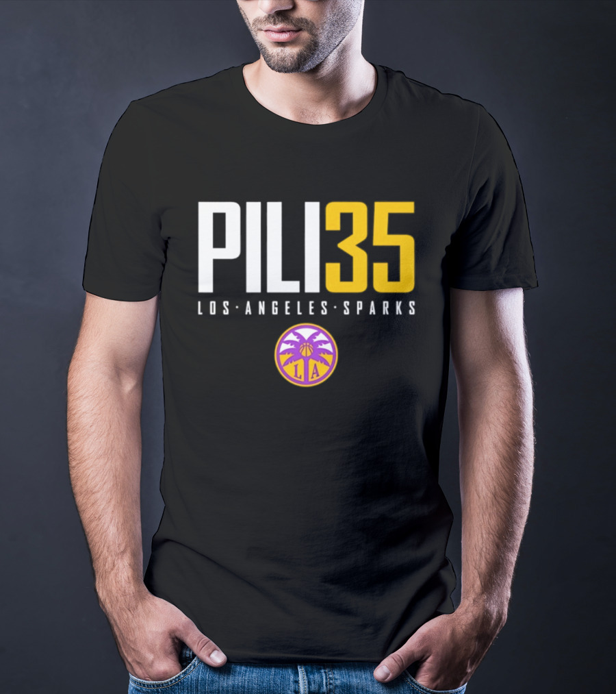 Pili 35 Los Angeles Sparks WNBA Basketball Team T-Shirt