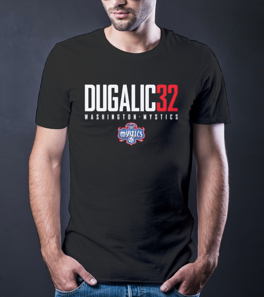 Angela Dugalic 32 Washington Mystics Mystics Basketball T-Shirt