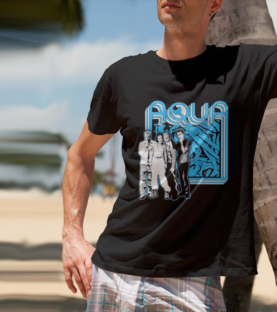 Aqua Band Members Barbie Girl 90s Pop Music Nostalgia T-Shirt