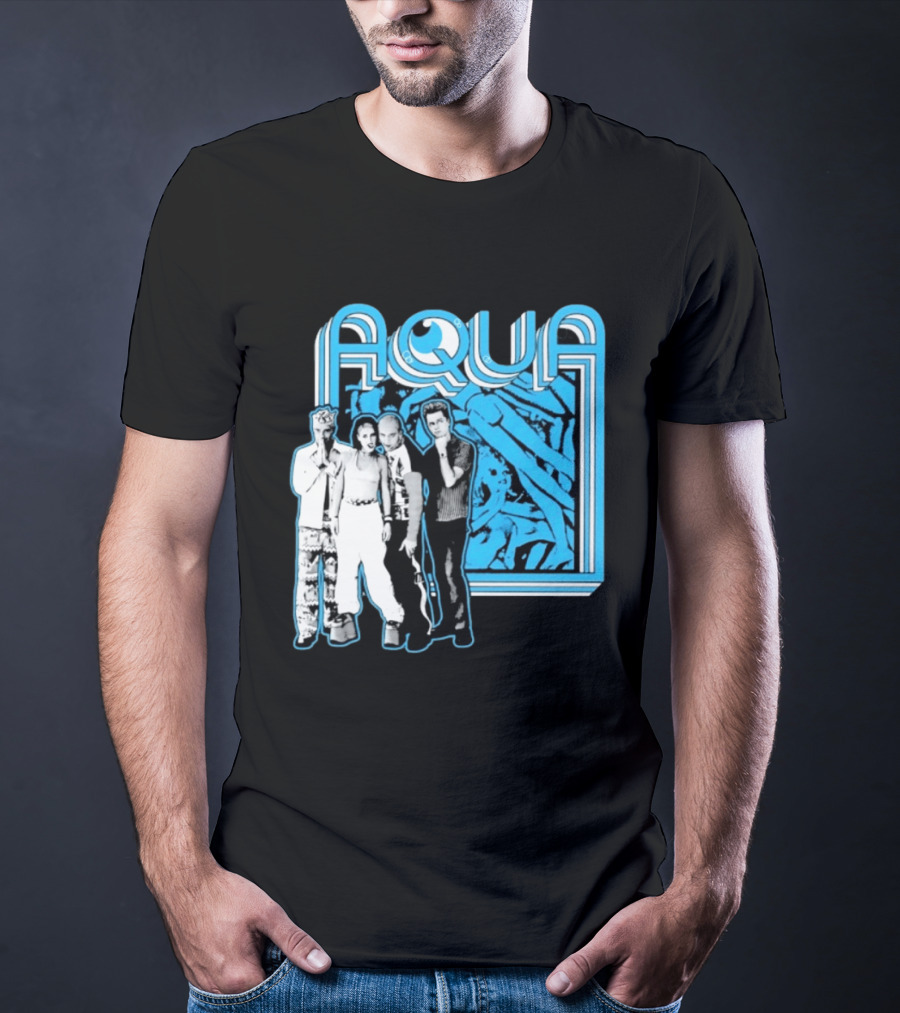 Aqua Band Members Barbie Girl 90s Pop Music Nostalgia T-Shirt