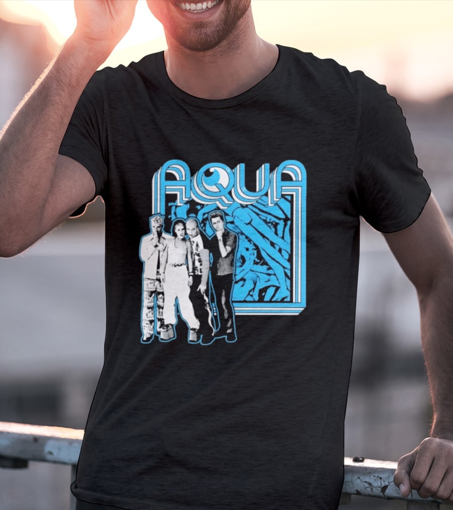 Aqua Band Members Barbie Girl 90s Pop Music Nostalgia T-Shirt