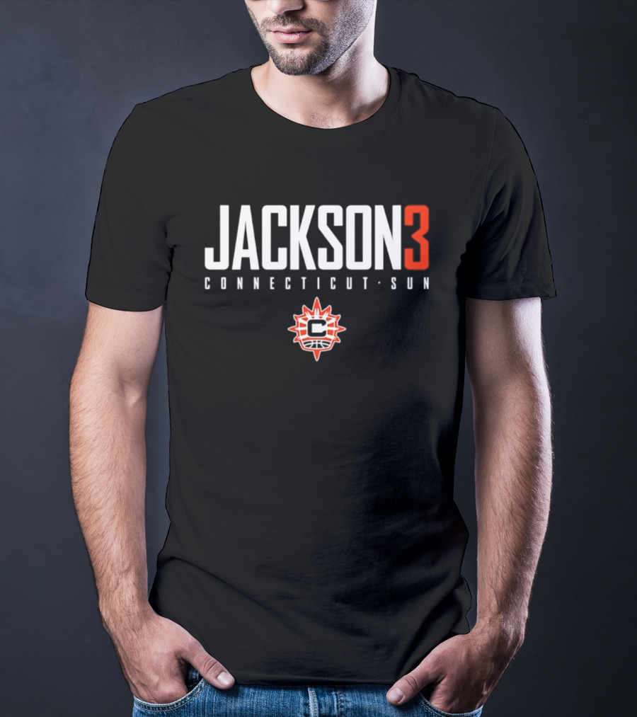 Jackson 3 Connecticut Sun WNBA Team T-Shirt