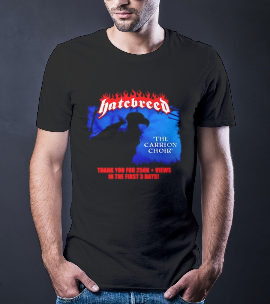 Hatebreed The Carrion Choir Metal Hardcore Album T-Shirt