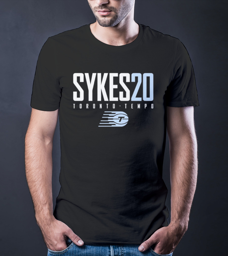 Sykes 20 Toronto Tempo WNBA T-Shirt