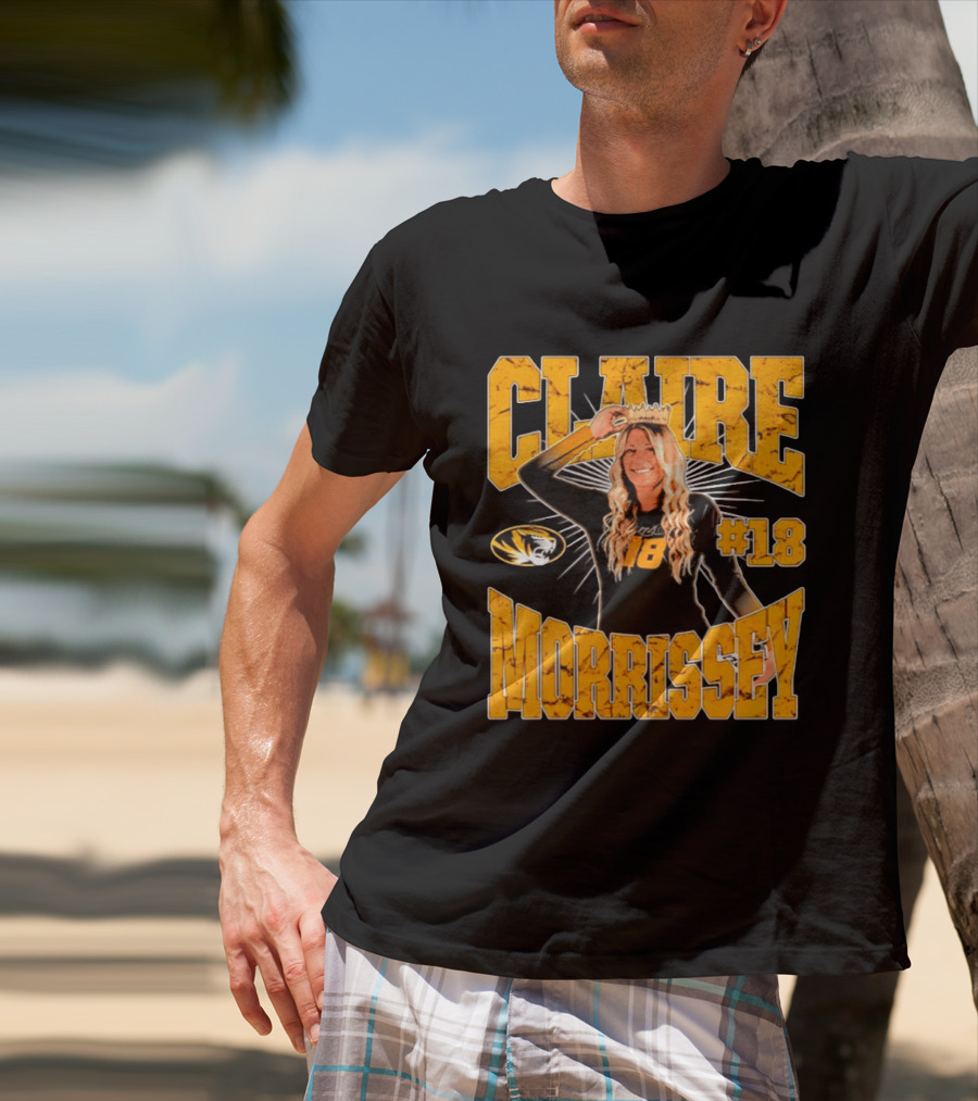 Claire Morrissey Missouri Tigers Volleyball #18 NCAA T-Shirt