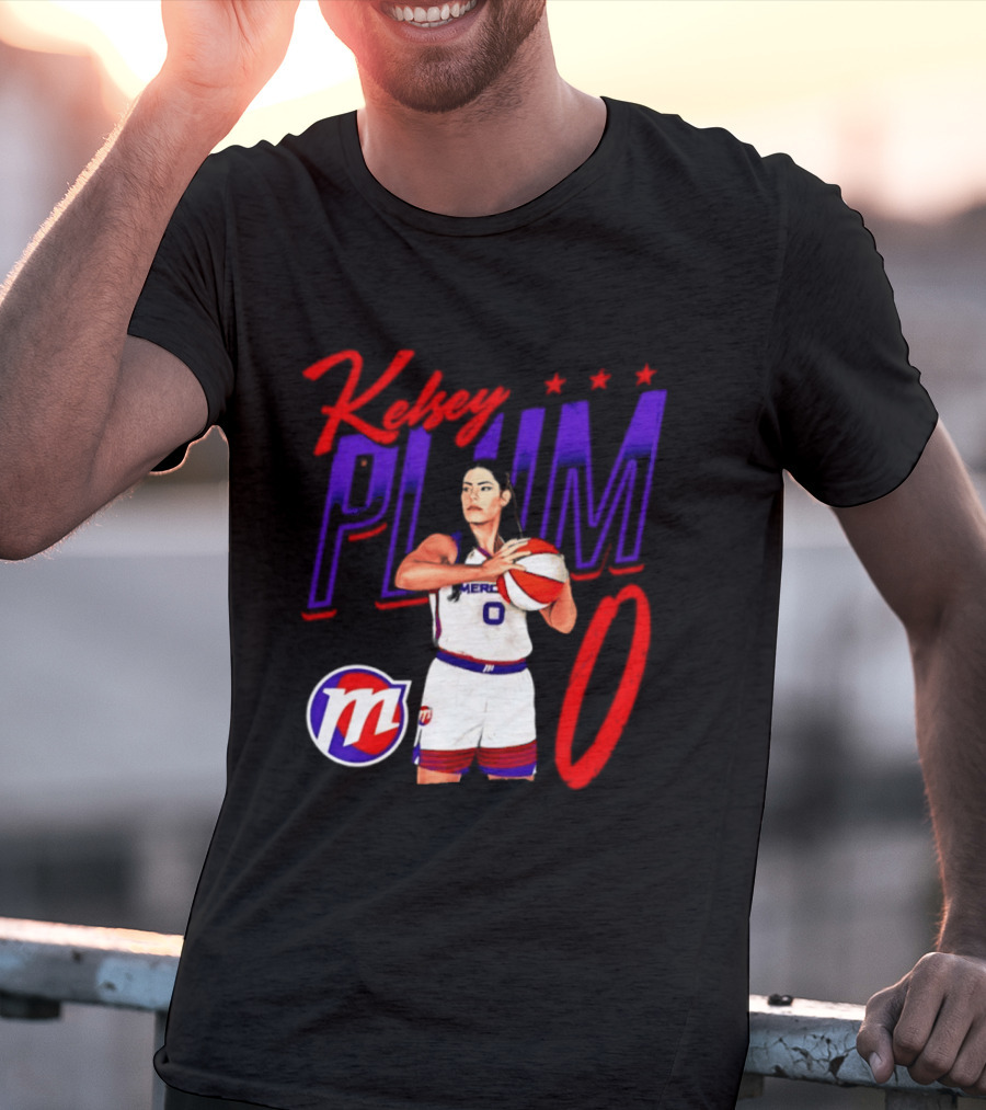 Kelsey Plum 0 Mercury WNBA Basketball Player T-Shirt