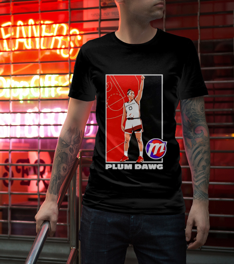 Kelsey Plum Phoenix Mercury 2026 WNBA Plum Dawg T-Shirt