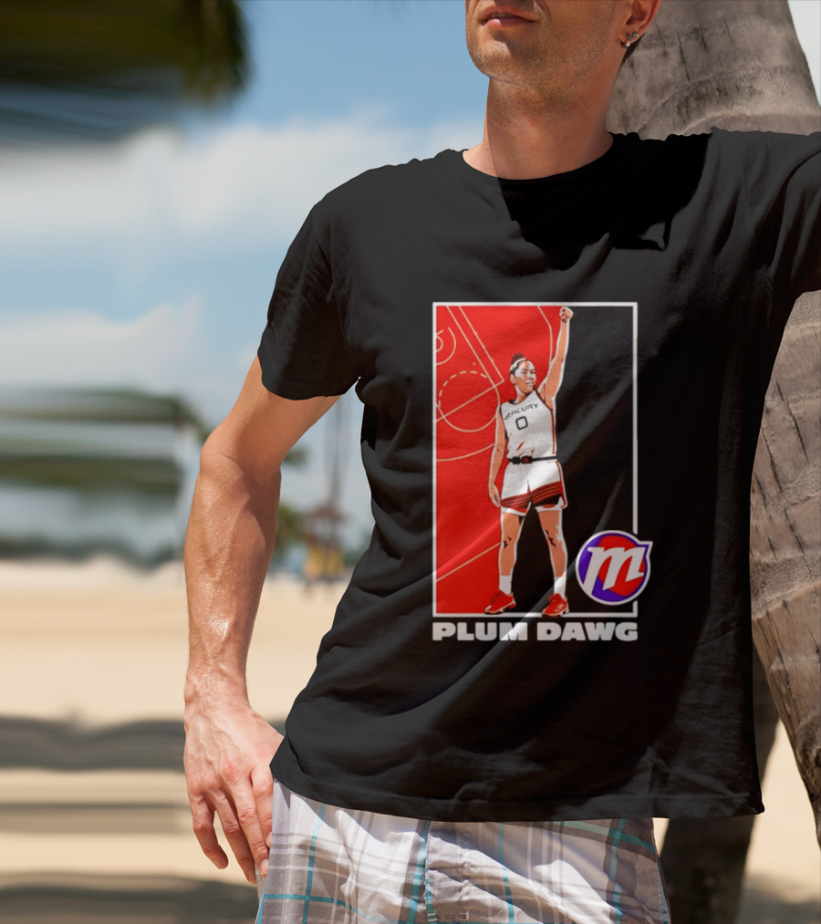 Kelsey Plum Phoenix Mercury 2026 WNBA Plum Dawg T-Shirt