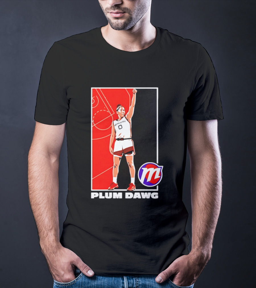 Kelsey Plum Phoenix Mercury 2026 WNBA Plum Dawg T-Shirt
