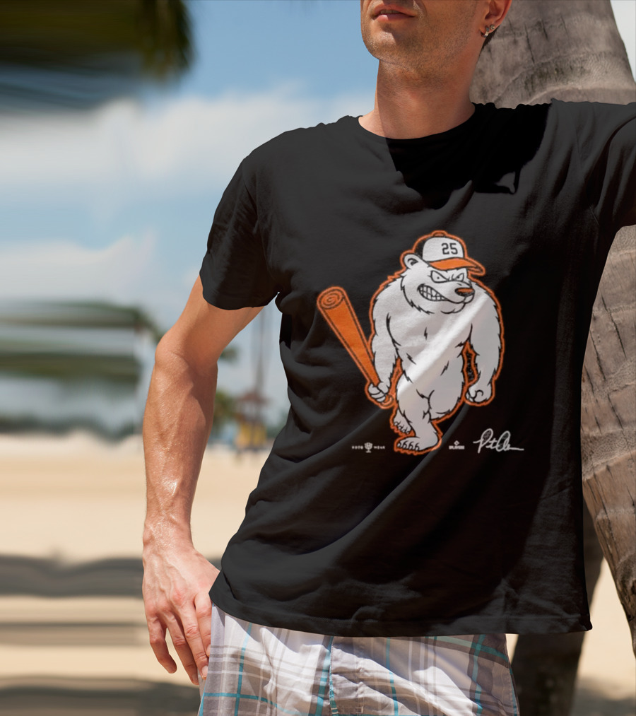 Baltimore Orioles Polar Bear Pete Alonso Baseball Bat T-Shirt