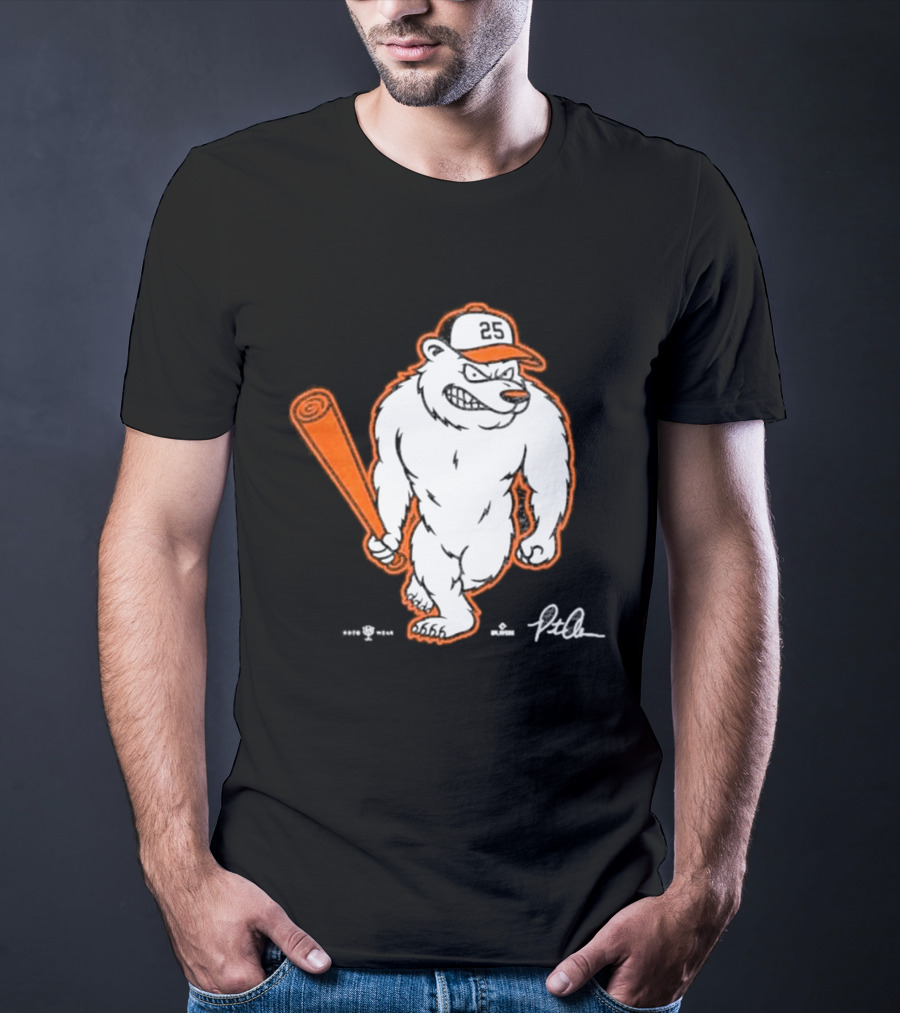 Baltimore Orioles Polar Bear Pete Alonso Baseball Bat T-Shirt