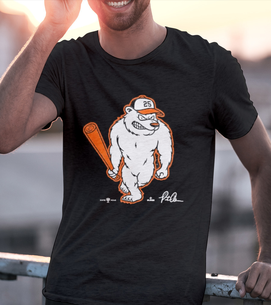 Baltimore Orioles Polar Bear Pete Alonso Baseball Bat T-Shirt