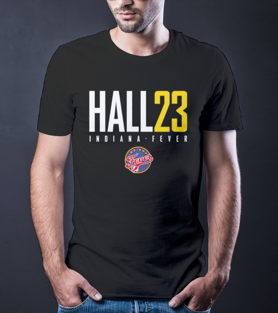 Indiana Fever Lexie Hall 23 WNBA Team Fan Gear T-Shirt