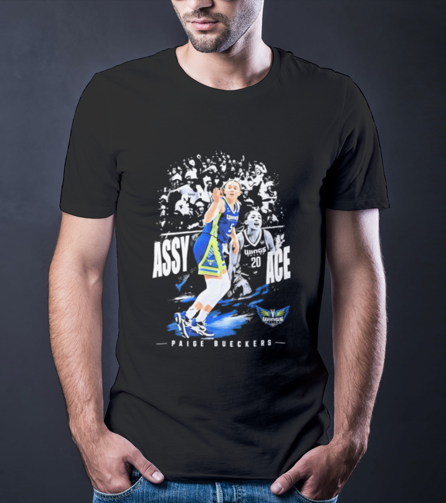 Paige Bueckers Assy Ace Dallas Wings No 5 T-Shirt