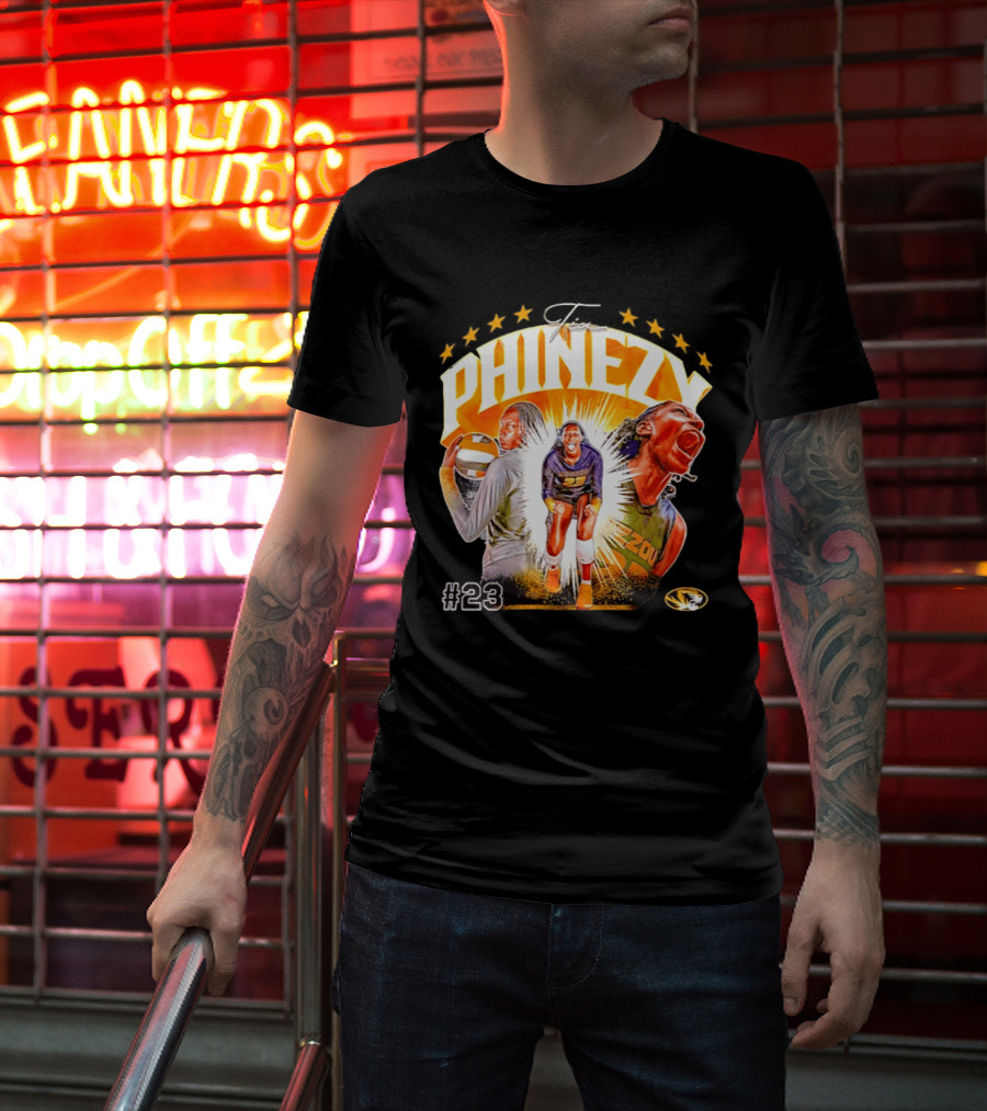 Tia Phinezy Missouri Tigers Volleyball NCAA #23 Mizzou Tiger T-Shirt