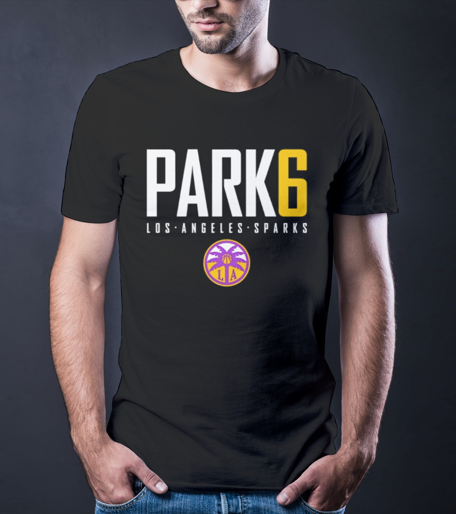 Park 6 Los Angeles Sparks WNBA Basketball T-Shirt