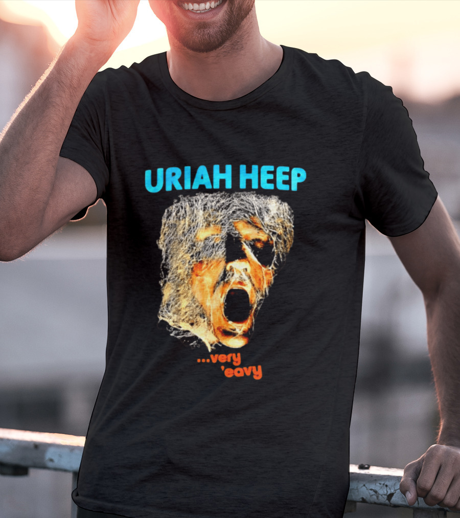 Uriah Heep Very 'Eavy Album Cover Art Hard Rock Music T-Shirt