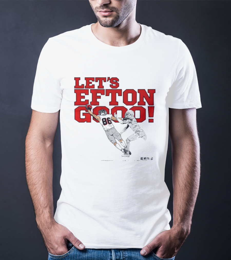 LET'S EFTON GO 88 Football Action Sports T-Shirt