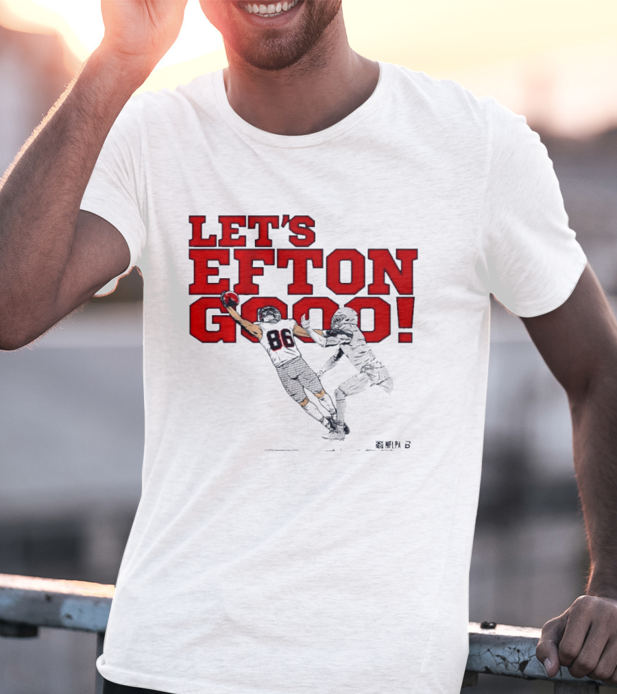 LET'S EFTON GO 88 Football Action Sports T-Shirt