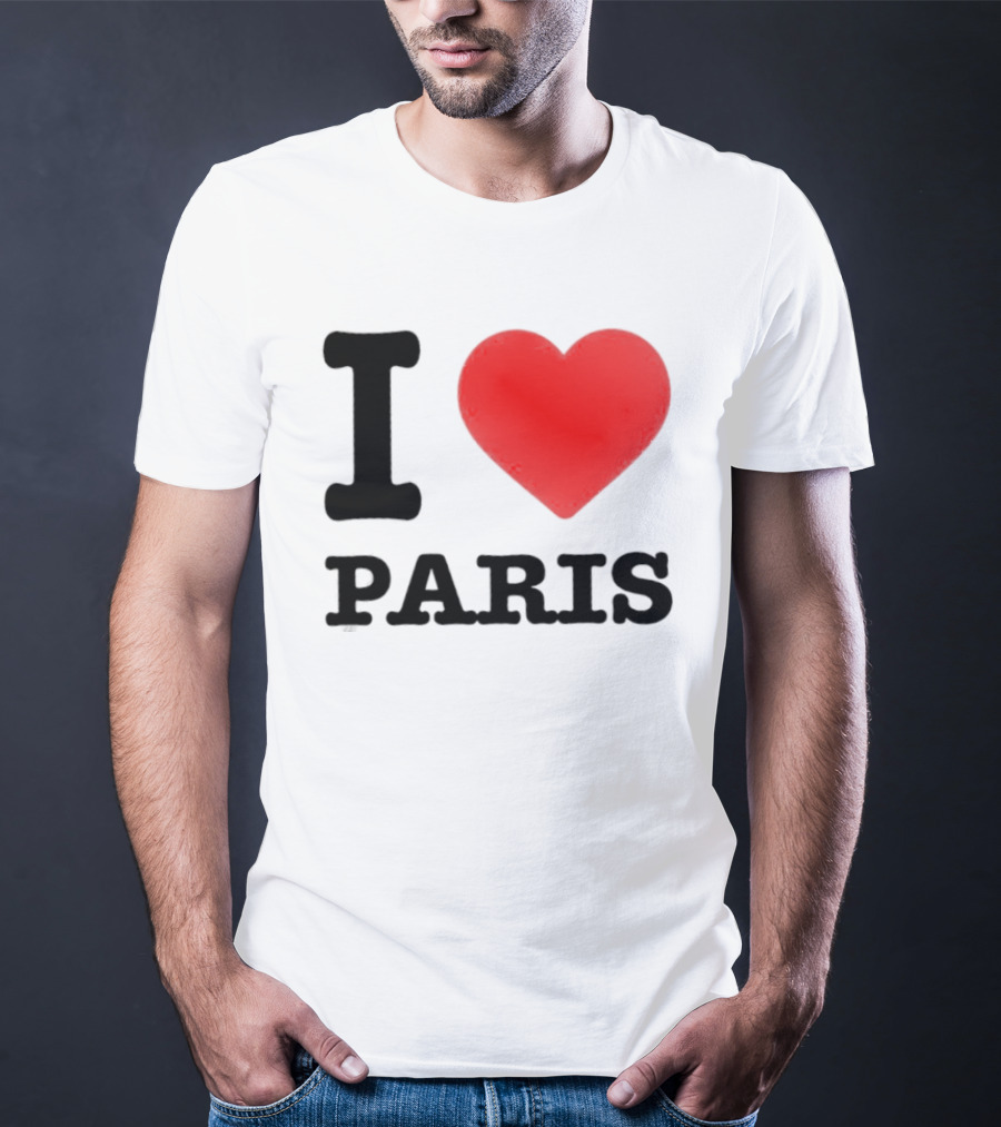 I Love Paris France City Of Light Travel T-Shirt
