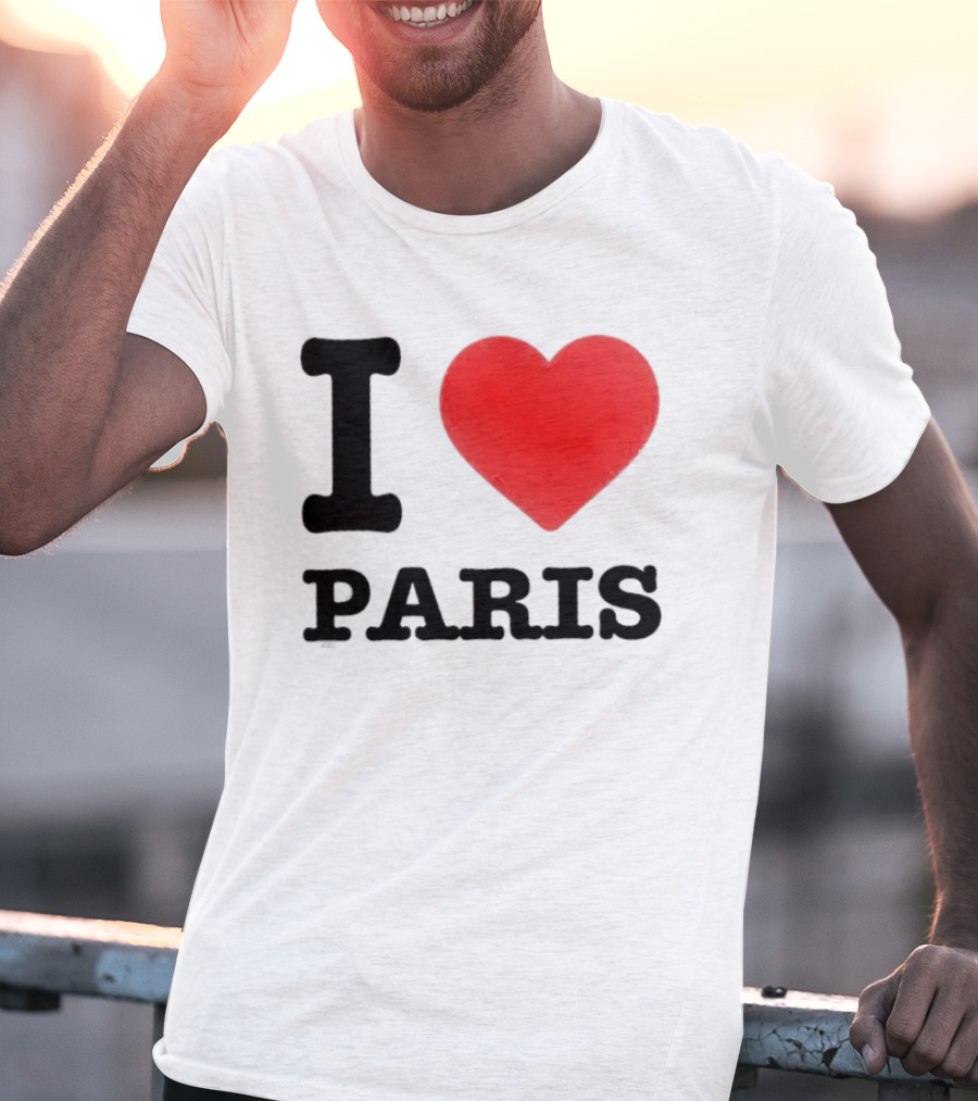 I Love Paris France City Of Light Travel T-Shirt