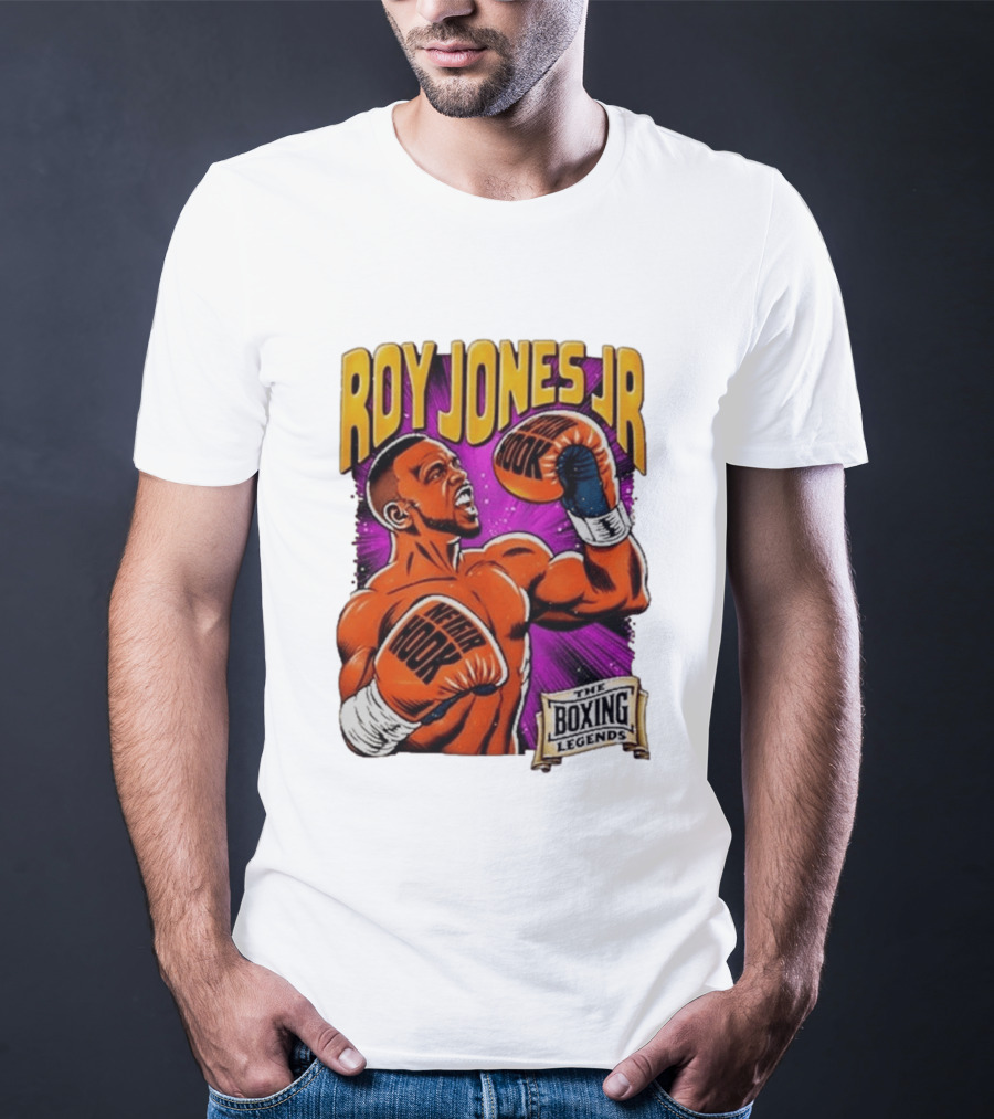Roy Jones Jr Captain Hook Boxing Legends Wear Hook T-Shirt