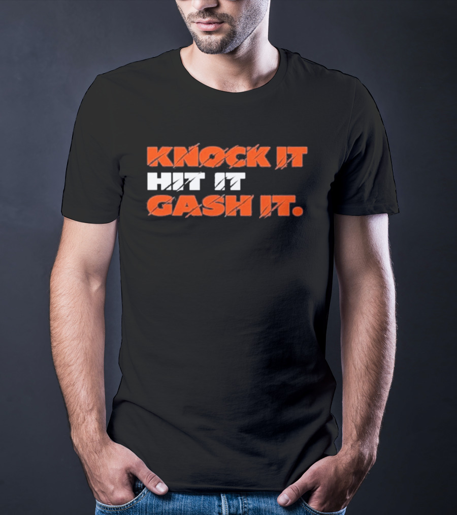 Chicago Bears Knock It Hit It Gash It T-Shirt