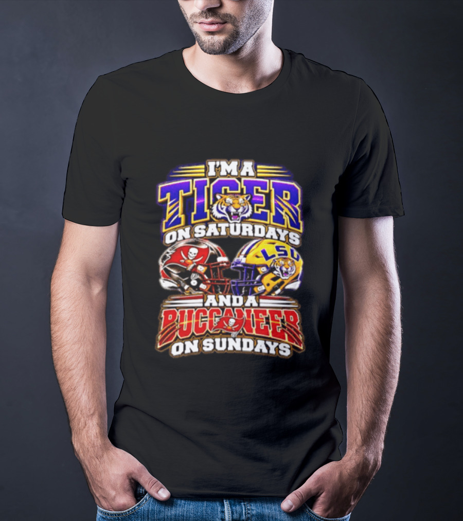 I'm A Tiger On Saturdays And A Buccaneer On Sundays T-Shirt