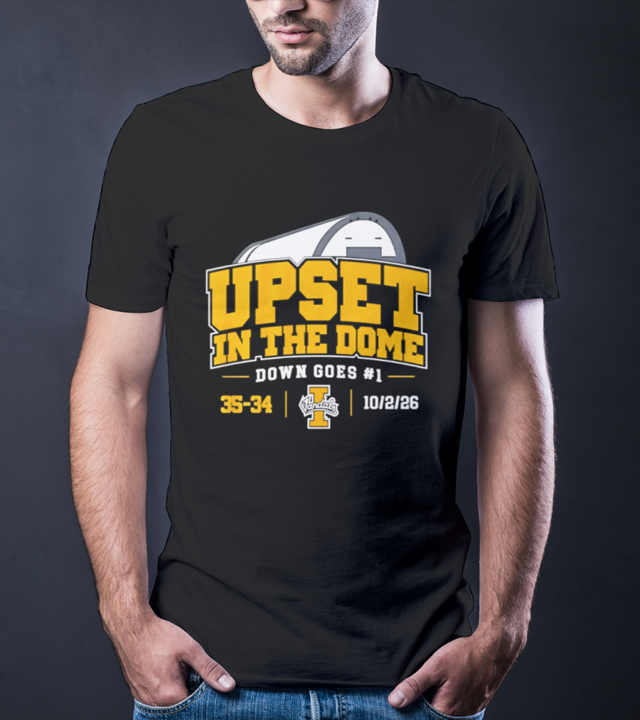 Idaho Vandals Upset In The Dome 35 34 Bown Goes #1 10/12/26 T-Shirt
