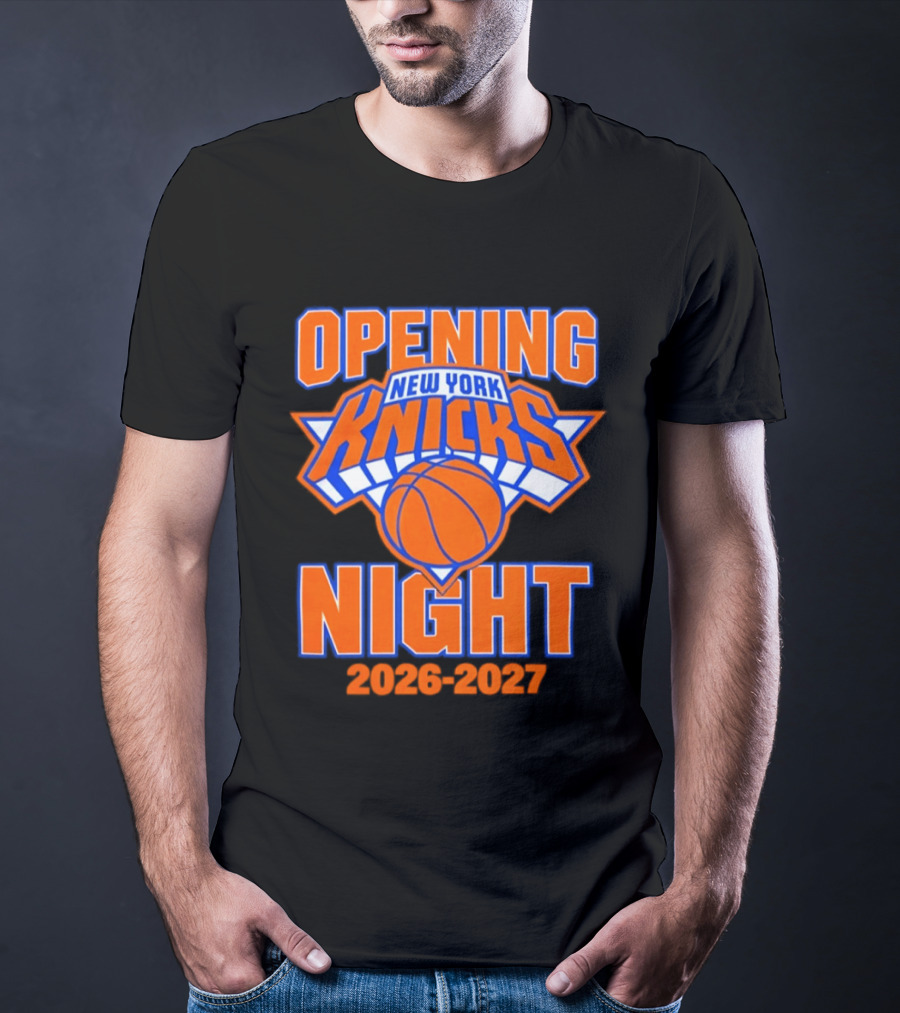 New York Knicks NBA 2026 2027 Opening Night T-Shirt