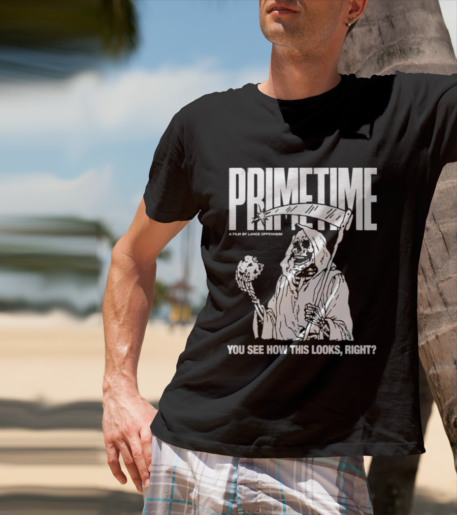 Robert Pattinson Primetime You See How This Looks Right A Film By Louis Oppenheim T-Shirt