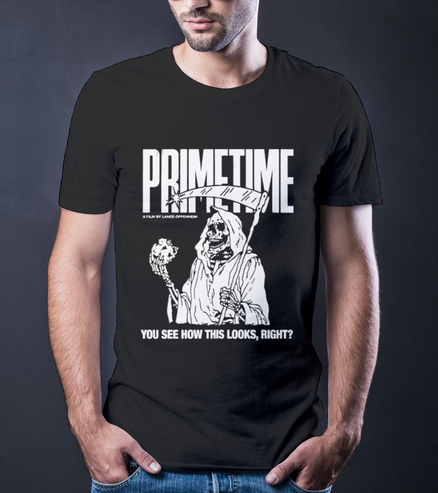 Robert Pattinson Primetime You See How This Looks Right A Film By Louis Oppenheim T-Shirt
