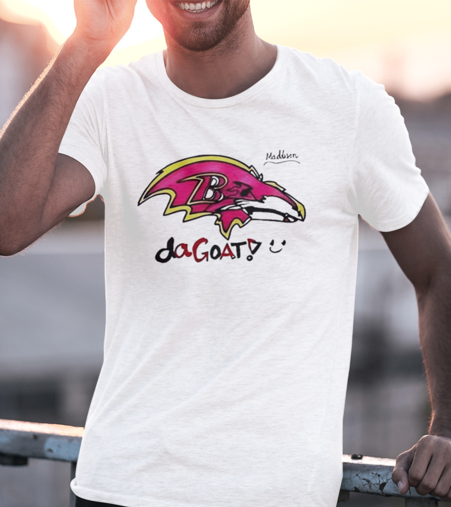 Baltimore Ravens Crucial Catch 2026 Young Heroes Fighting Cancer DaGOAT T-Shirt