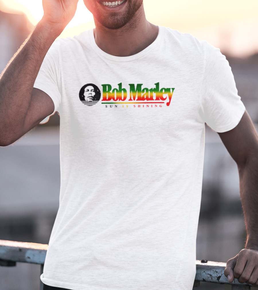 Bob Marley Sun Is Shining Reggae Rasta T-Shirt