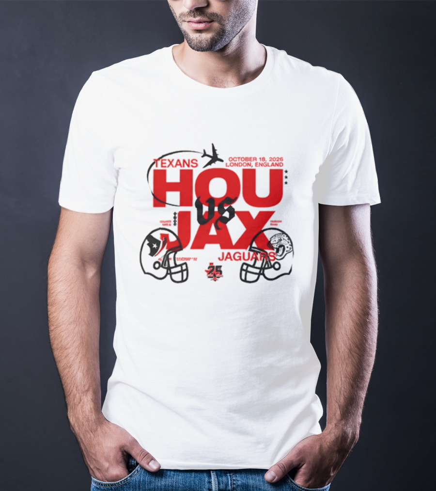 Houston Texans Vs Jacksonville Jaguars London September 12 2026 International Game T-Shirt