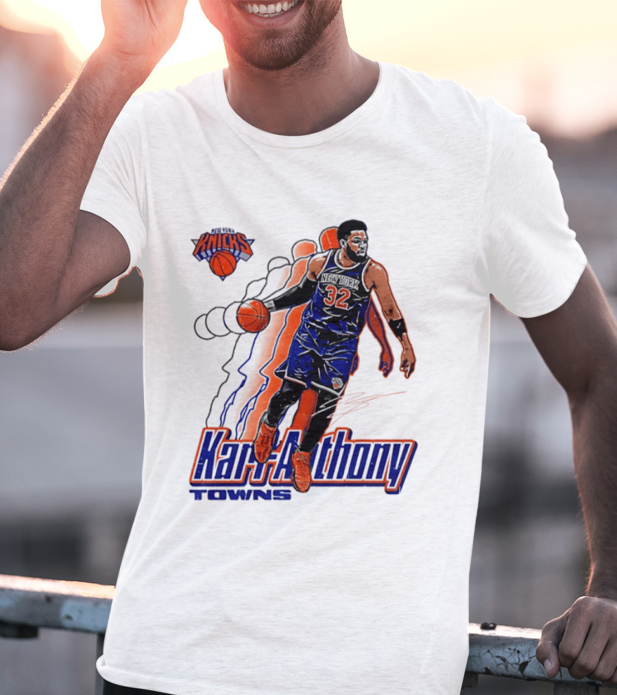 Karl Anthony Towns New York Knicks Basketball 32 T-Shirt