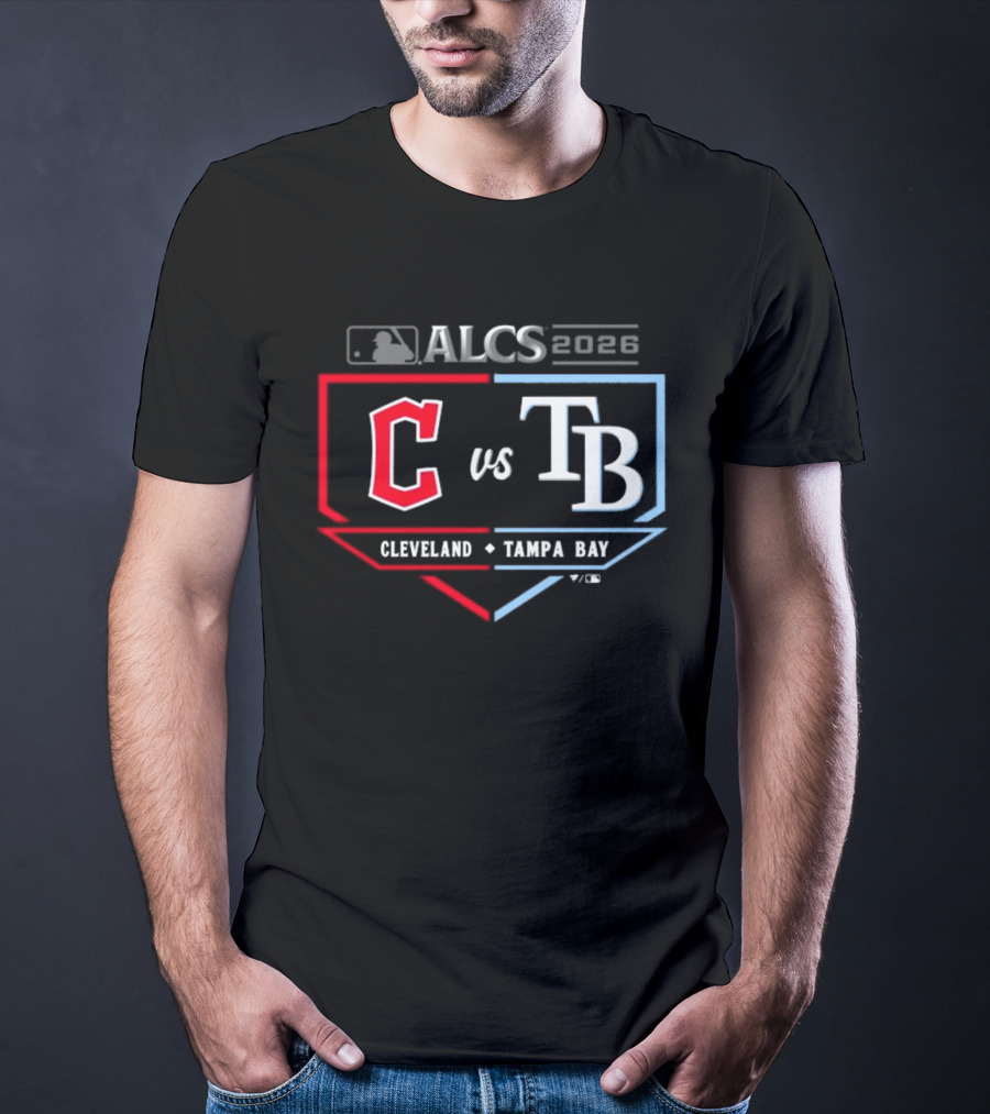 Cleveland Guardians Vs Tampa Bay Rays 2026 ALCS Matchup Official MLB T-Shirt