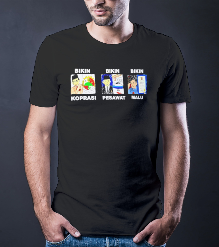 Indonesia Bikin Koprasi Pesawant Malu Comic T-Shirt