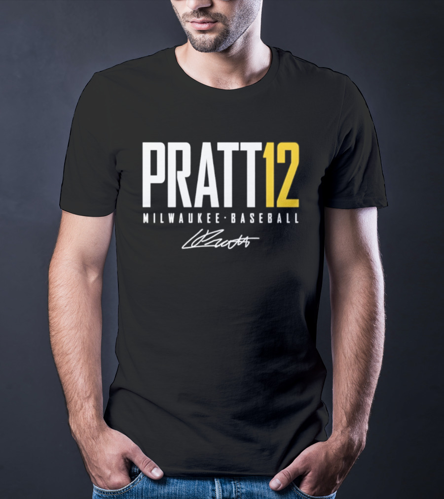 Pratt 12 Milwaukee Baseball Signature T-Shirt