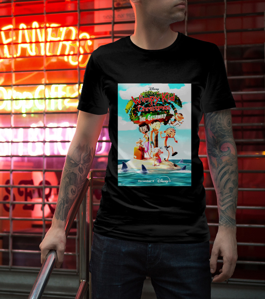Disney Diary Of A Wimpy Kid Christmas The Getaway December 4 Disney+ T-Shirt