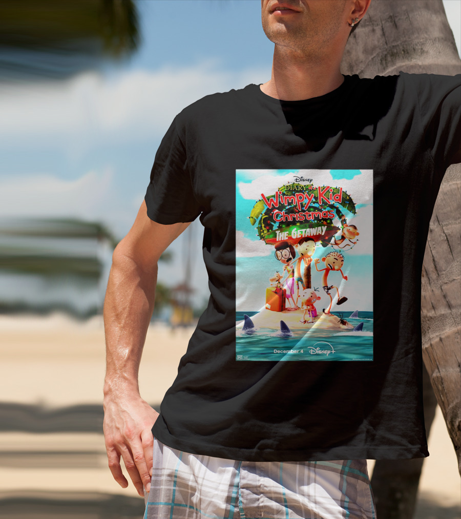 Disney Diary Of A Wimpy Kid Christmas The Getaway December 4 Disney+ T-Shirt