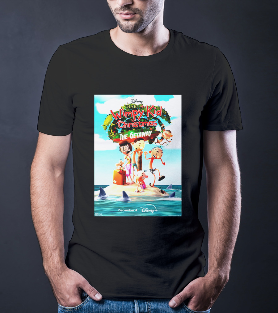 Disney Diary Of A Wimpy Kid Christmas The Getaway December 4 Disney+ T-Shirt