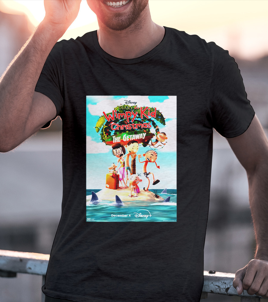 Disney Diary Of A Wimpy Kid Christmas The Getaway December 4 Disney+ T-Shirt