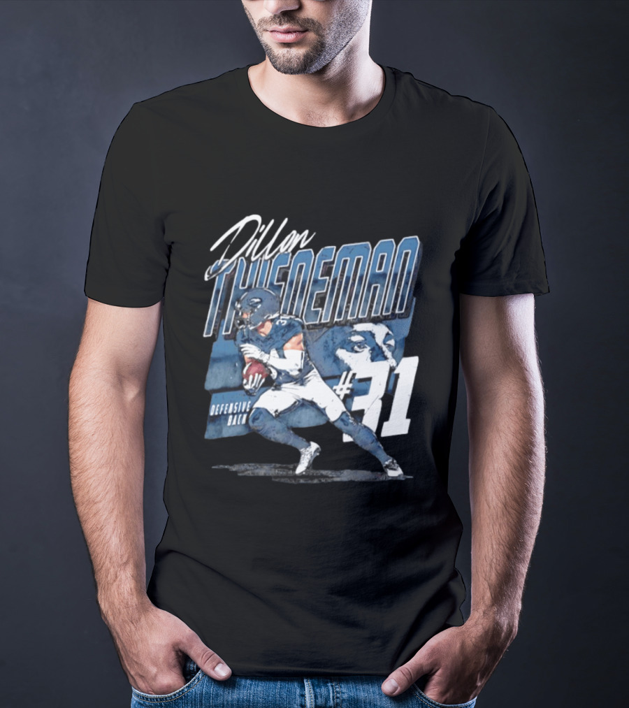 Dillon Thieneman Offensive Back #31 Chicago Bears Player Name And Number T-Shirt